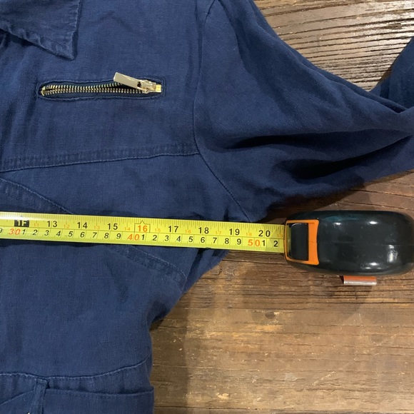 Navy Blue Romper with Gold Zippers by WEWOREWHAT size M ๐ฆ๐ฆ๐ฆ๐ฆ๐๐๐๐๐๐โค๏ธ - Picture 9 of 11